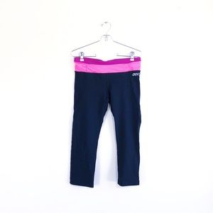 Lorna Jane Black and Pink Capris